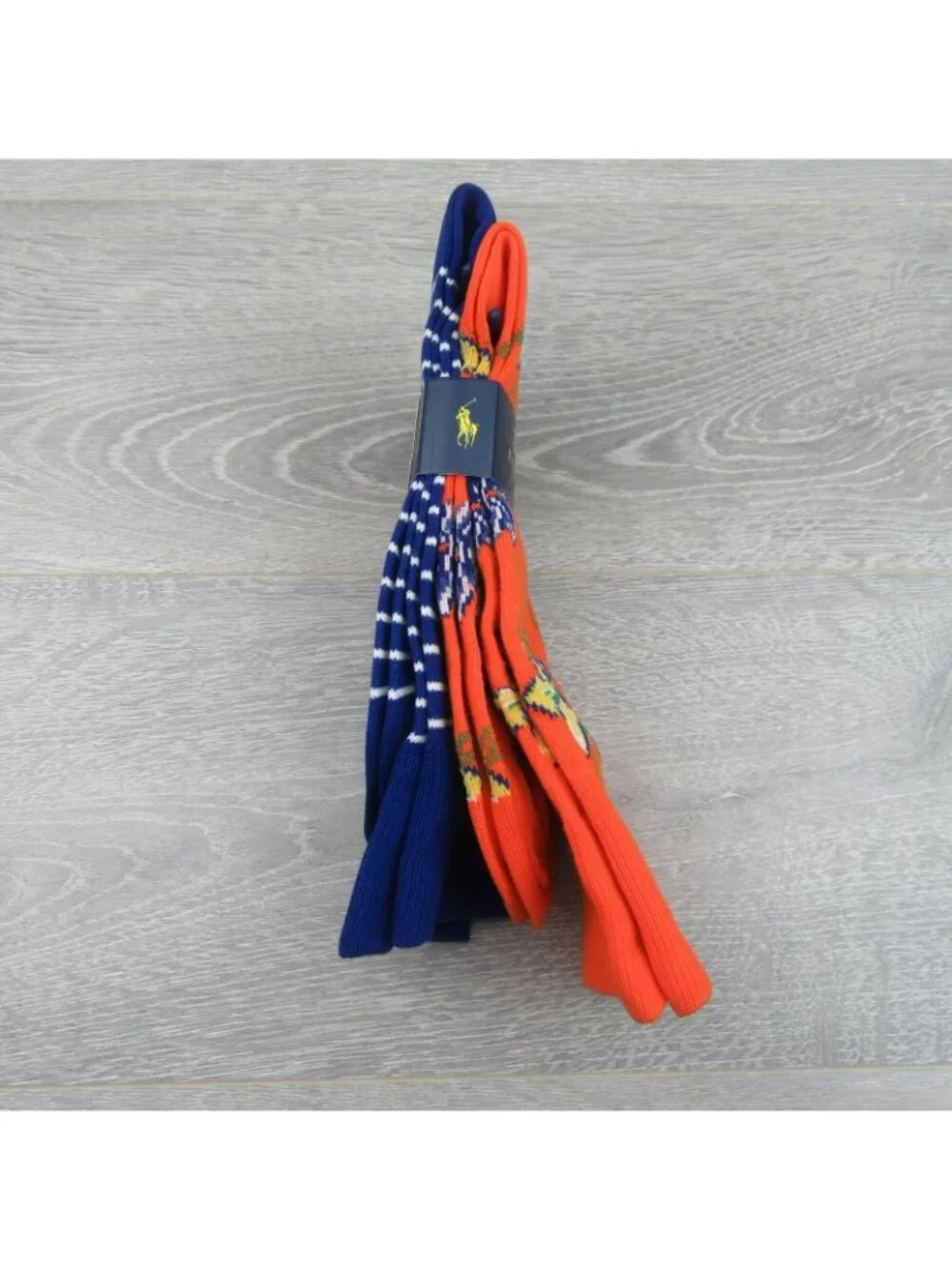 Polo Ralph Lauren Tropical Floral & Stripe Socks Men's Size 6-12.5 (2 PAIRS) NEW